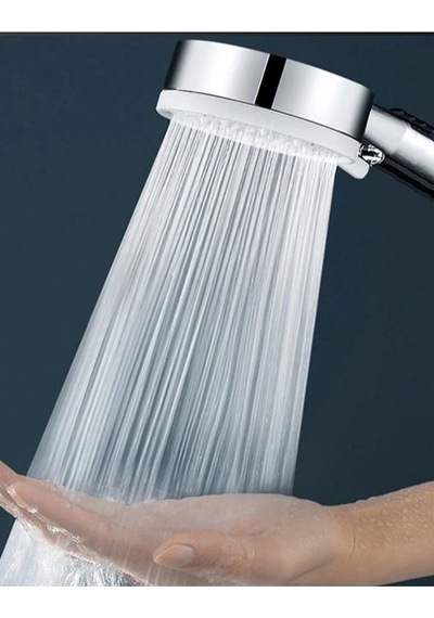 5 Fonksiyonlu Royal Spray Fonksiyonlu Krom Duş Başlığı Yumuşak So Beyaz