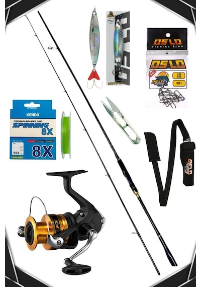 Shimano Fx 4000 Oslo Zen Pro 274cm 8-42gr 8 Örgü Spin Olta Seti Standart