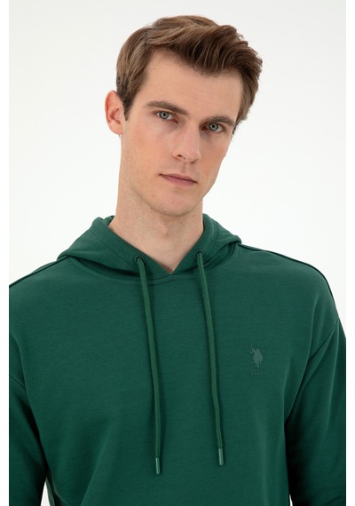 U.s. Polo Assn. Erkek Koyu Yeşil Sweatshirt 50298271-vr079 Koyu Yeşil