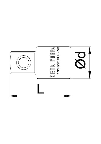 Ceta Form C01-92 1/4’’ Lokma Adaptörü
