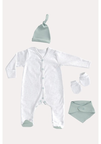Mama Padre Little Luna Yenidoğan Mini Set - 4 Parça Renkli - 861046919 Renkli