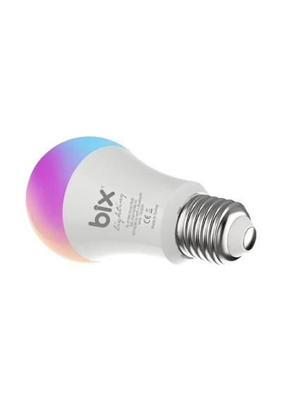 Bix Aura 9w Led Rgb Wifi-bluetooth Uzaktan Kontrollü Akıllı Ampul Rgb