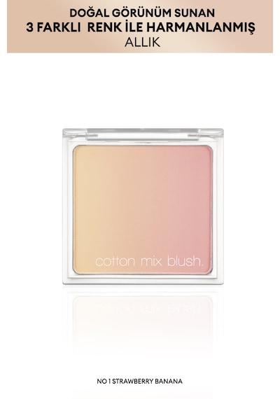 Missha Cotton Mix Blush Allık No.01