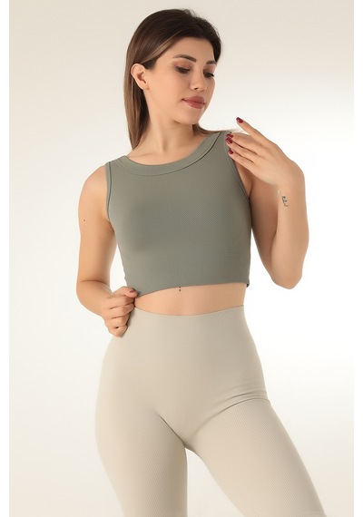 Doremi Dikişsiz Kısa Spor Üst 001
