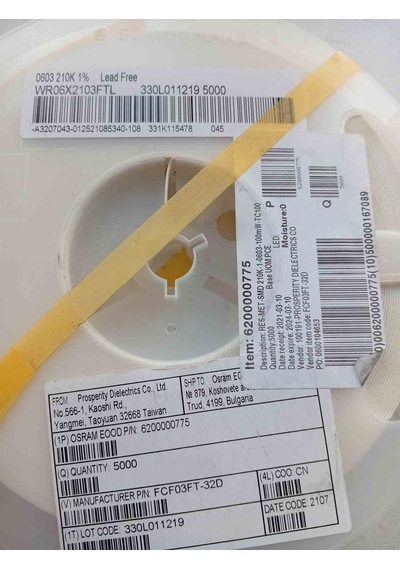 Fcf03ft-32d 100mw 603 Osram Direnç 500 Adet