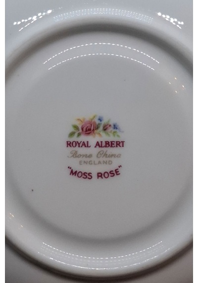 Moss Rose Çay Fincan Tabağı 14 Cm Beyaz