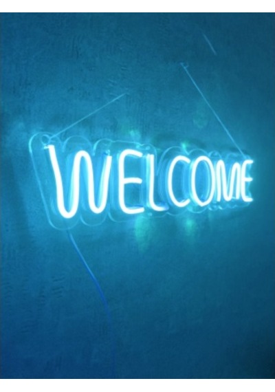 Welcome Neon Led Duvar Dekoru Aydınlatması Neon Led Tabela (535759854)