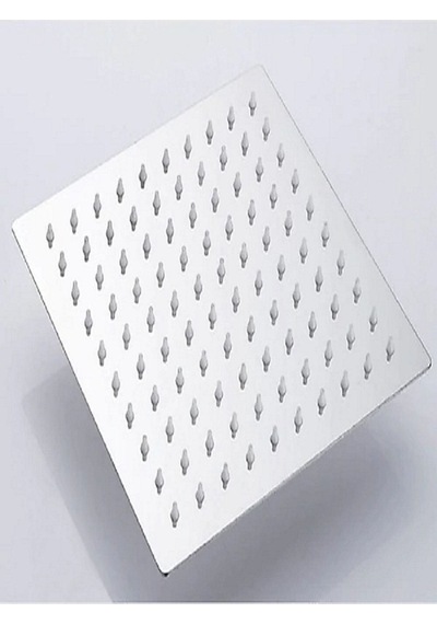 Tepe Duş Başlığı Kare 25 25 Paslanmaz Inox 304 Çelik Metal Kireç Önleyici Diğer