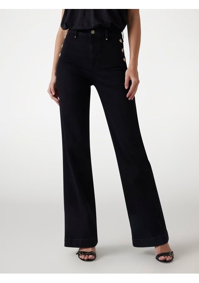 Guess New Faye Skinny Fit Chino Kadın Jean Pantolon W5ra0pd4pz1 Siyah