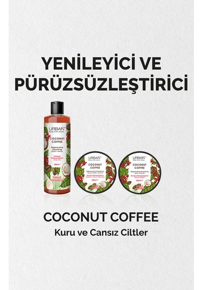 Coconut Coffee Yenileyici Ve Pürüzsüzleştirici Peelingli Vücut Peeling 200 Ml-vegan