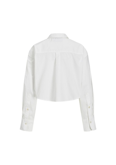 Jack & Jones Kadin Crop Poplin Gömlek - Jamie 12260549 White Beyaz