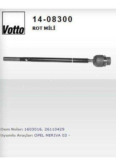 VOTTO 14-8300 Rot Mili Merıva 03-