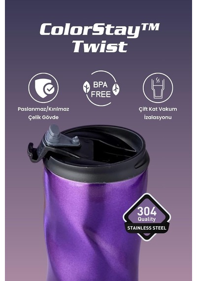 Colorstay Twist 500 Ml Paslanmaz Çelik Bardak Termos Ckr2051 Diğer