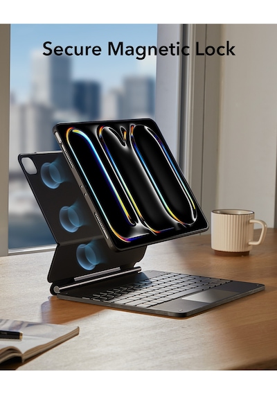 iPad Uyumlu Pro 13" 2024, M4 Rebound Manyetik 360 Klavyeli Kılıf Klavyeli Kılıf iPad Uyumlu Pro 13" 2024, M4 Rebound Manyetik 360 Klavyeli Kılıf Klavyeli Kılıf