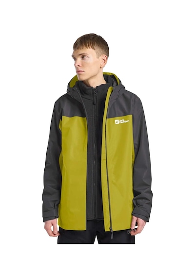 Jack Wolfskın Jack Wolfskin Taubenberg 3in1 Erkek Sarı Outdoor Ceketi 8750 Gold