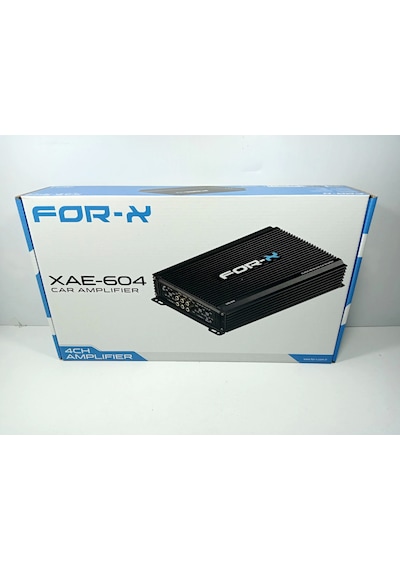 For-x Amfi 4 X 60 Rms Ses Ve Bass Amfisi For-x Xae-604 Ab Class Oto Anfi