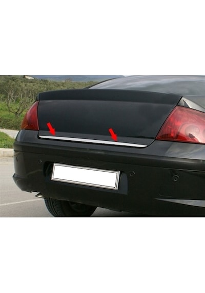Peugeot 407 Formlu Krom Bagaj Alt Çıtası Paslanmaz Çelik N11.4738