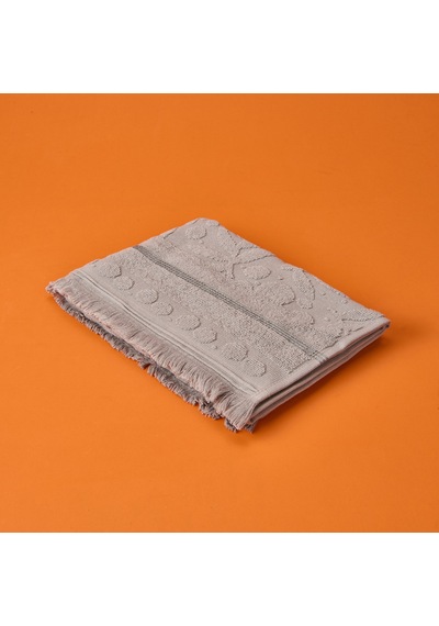 Soft Zeleno Ayak Havlusu - Krem - 50x70 Cm Renkli