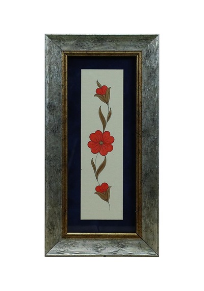 E38 El İşçiliği Suluboya Tablo - 16 32 Cm - 6530