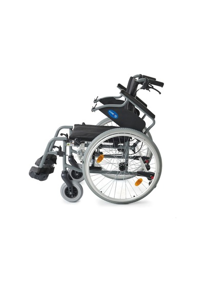 Hafif Alüminyum Tekerlekli Sandalye Katlanır Ve Refakatçi Frenli Model Dm-317 45cm