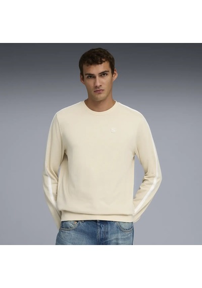 Puma Ess Elevated Crew Tr Tk Krem Erkek Sweatshirt