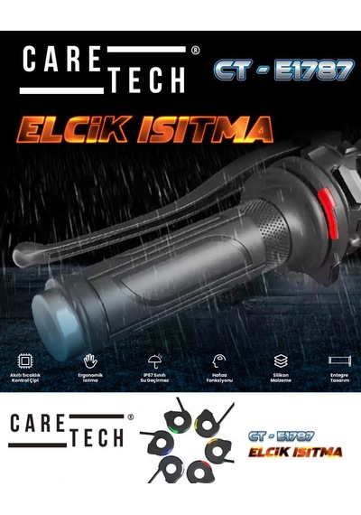 Caretech Ct-e1787 Elcik Isıtma 6 Kademe Siyah