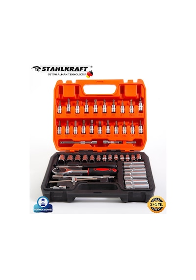 Stahlkraft Sth5170 1/4 Cırcırlı Lokma Anahtar Takımı Bits Uç Seti