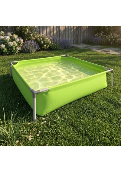 Kids Frame Pool Yeşil Çerçeveli Çocuk Havuzu 122 Cm X 122 Cm X 33 Cm 17256