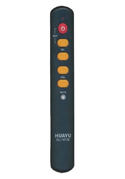 Huayu Hl-1813e V2 6 Tuşlu Öğrenebilir Üniversal Kumanda Yaşlılar-oteller Ve Hastahaneler İçin