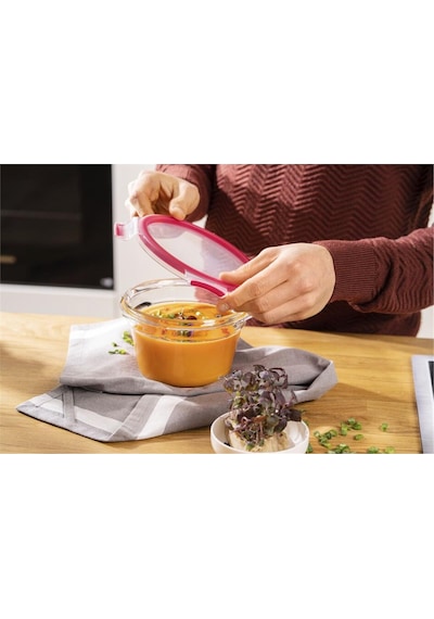 Tefal Masterseal Fresh Cam Saklama Kabı 0.9 L Yuvarlak