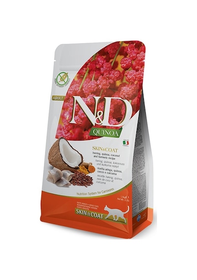 N&D Quınoa Ringa Balıklı Kinoa Çekirdekli Yetişkin Kedi Maması 1500 G