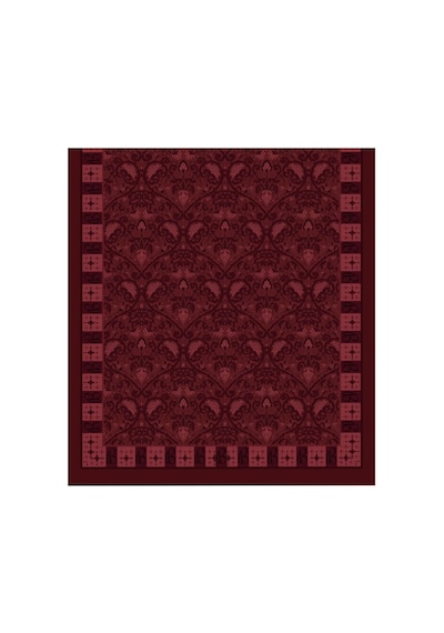 Şehr-i Şal Şehri Şal Bambu Kraş Şal 6371 Bordo
