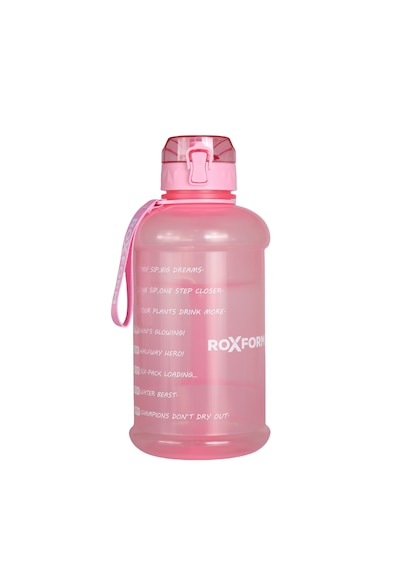 Roxform Suluk Matara 2200 Ml, Premium Pp Malzeme, Sağlıklı Bpa & Bps İçermez, Kılıflı, Çift Kapaklı, Krem Kılıf, Pembe Krem