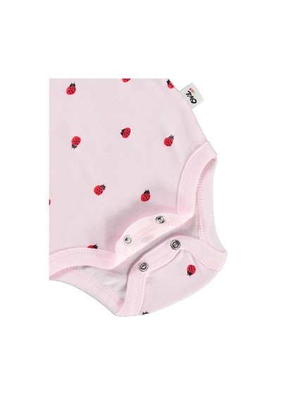 Civil Baby Uğur Böceği Empirme 0-48 Ay Çıtçıtlı Badi - Pembe