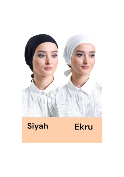 Aldaiyr 2 Adet Düz Dikişsiz Penye Bone 2çok Renkli
