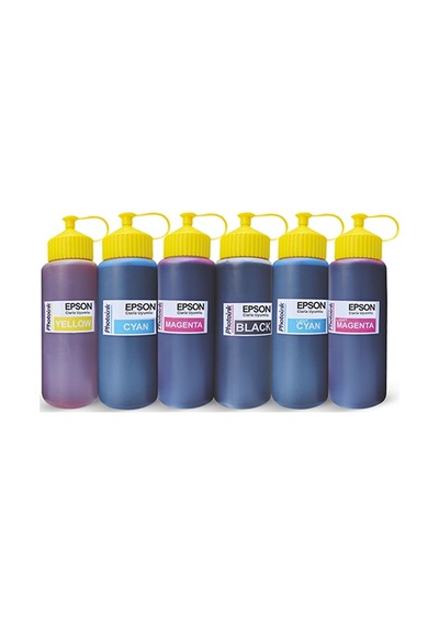 Photoink Epson L1800 Uyumlu 6 Renk Mürekkep 500 ML