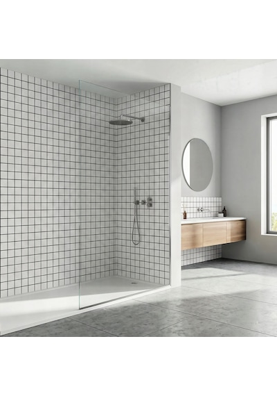 30x60 Cm Kendinden Yapışkanlı Duvar,banyo,tezgah Arası Beyaz Kareli Desen -24 Adet 30 X 60 Cm