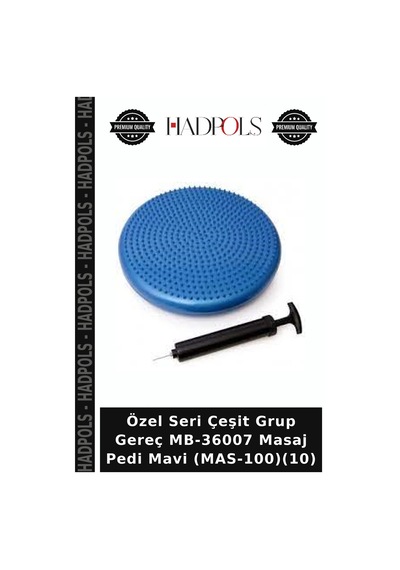Özel Seri Çeşit Grup Gereç Mb-36007 Masaj Pedi Mavi Mas-100 10
