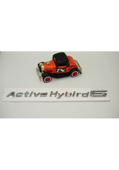 Bmw Active Hybrid5 Bagaj Krom Metal 3M 3D Yazı Logo