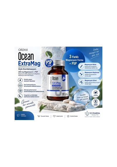 Ocean Plus Omega 3 + Extramag Magnezyum + D3k2 3'lü Avantaj Paketi