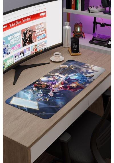 Chevreuse Genshin Impact Anime Gacha V5 - 70x30 Xl Gaming Mouse Pad Fare Altlığı