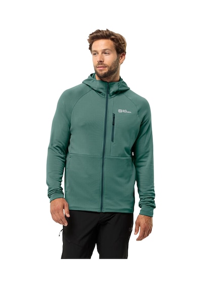 Jack Wolfskin Kolbenberg Hooded Fz Erkek Polar Ceket 4156 Çok Renkli