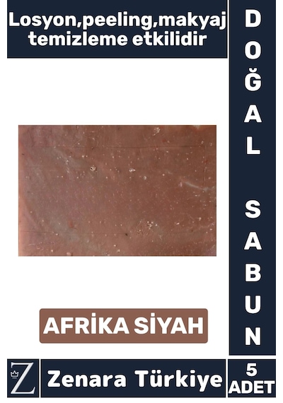 Bitkisel Organik %100 Doğal Saç Yüz Vücut El Kullanım Cilt Losyon Peeling Sabun Afrika Siyah 5 Adet