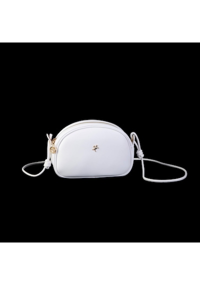 Nas Bag Kadın Mini Çapraz Çanta Beyaz Luna 21x16x8 Cm Beyaz