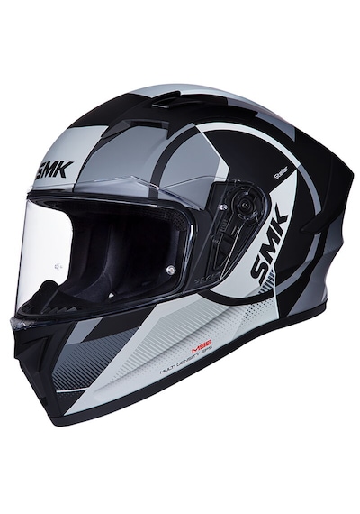 Smk Stellar Faro Kapalı Kask Gri - Siyah