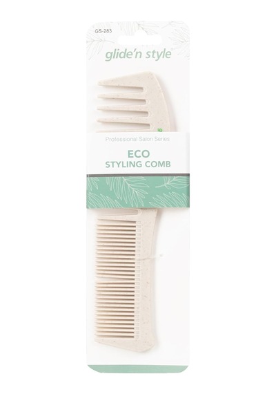 Glide N Style Eco Saç Tarama & Şekillendirme Tarağı Profesyonel Seri, Doğa Dostu