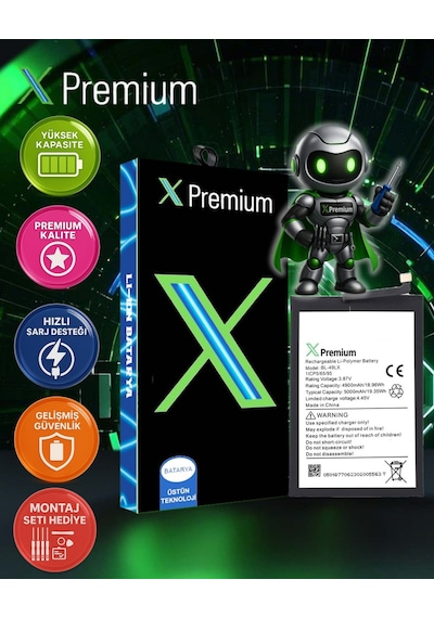 Xpremium Infinix Hot 20 Bl-49lx Batarya 5000 Mah Süper Yüksek Kapasiteli Güçlendirilmiş Pil