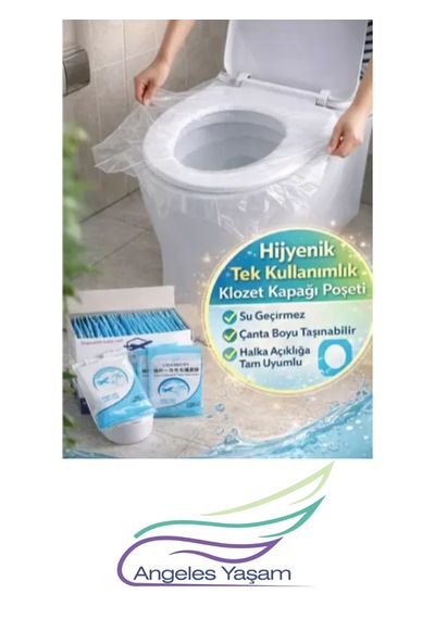 Angeles Yaşam Klozet Örtüsü 50 Li Paket