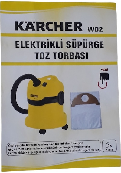 Karcher Wd 2 Süpürge Toz Torbası (10 Adet) (518848014)