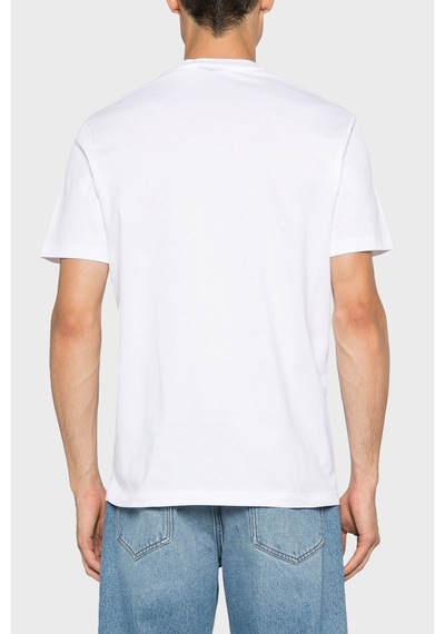 Paul & Shark Erkek T Shirt 24411064 010 Beyaz Beyaz